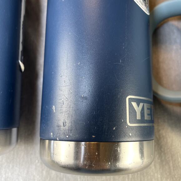 Bundle 3 preowned Yeti Hydro Flask Blue Tumblers Thermos Insulated - Picture 6 of 7